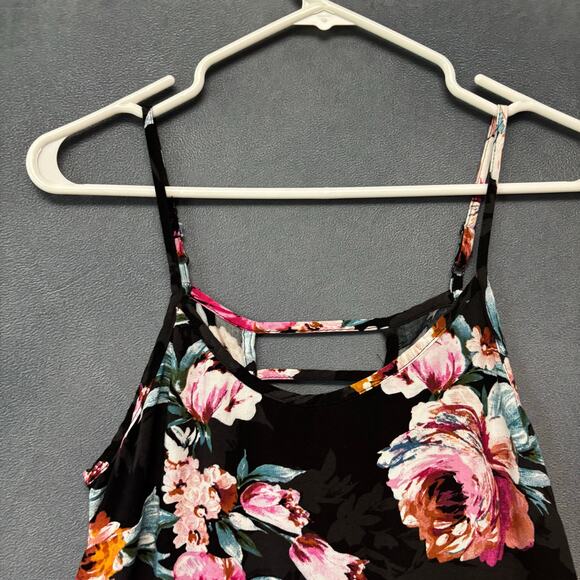 Band of Gypsies Babydoll Maxi Dress Y2K Floral Flowy Cottage Fairy Hippy Peasant - Picture 9 of 11